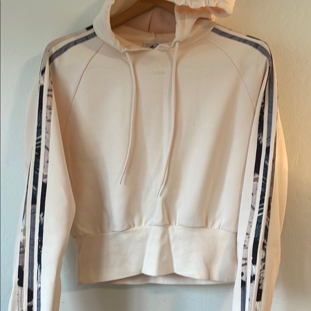 Adidas cropped hoody Camo 3-stripe